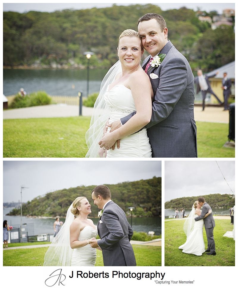 Bridal portraits at chowder bay mosman - sydney wedding photography 
